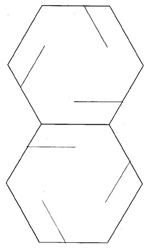 3六边形组合纸球(20面体)