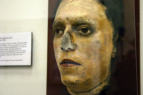 在克利夫兰警察博物馆中的受害者复原像。（图：克利夫兰警察博物馆）