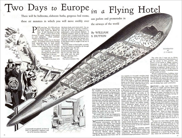 美国老牌杂志“The American Magazine”1930 年 5 月的内容（图片：airships.net）