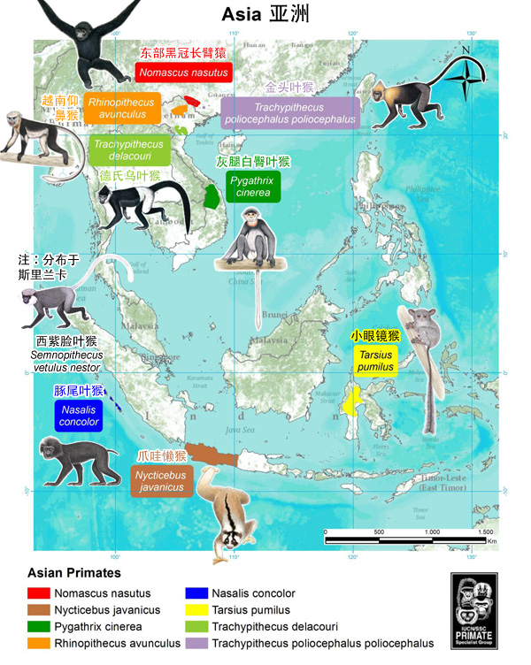 亚洲动物分布地图图片