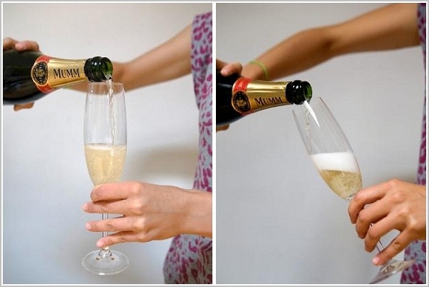 香槟酒杯的正确拿法图片